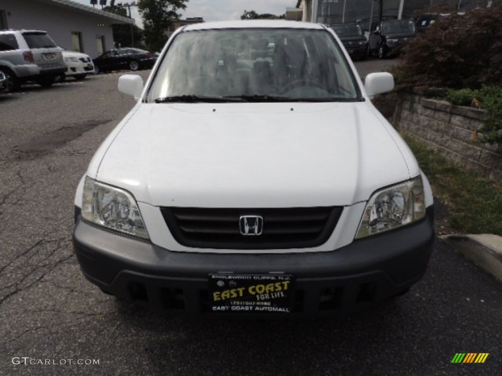 2001 CR-V EX 4WD - Taffeta White / Dark Gray photo #2