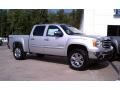 2013 Quicksilver Metallic GMC Sierra 1500 SLE Crew Cab 4x4  photo #1