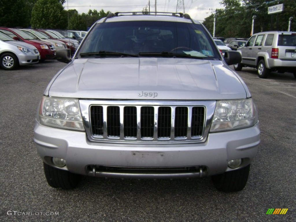 2004 Grand Cherokee Overland 4x4 - Bright Silver Metallic / Dark Slate Gray photo #2