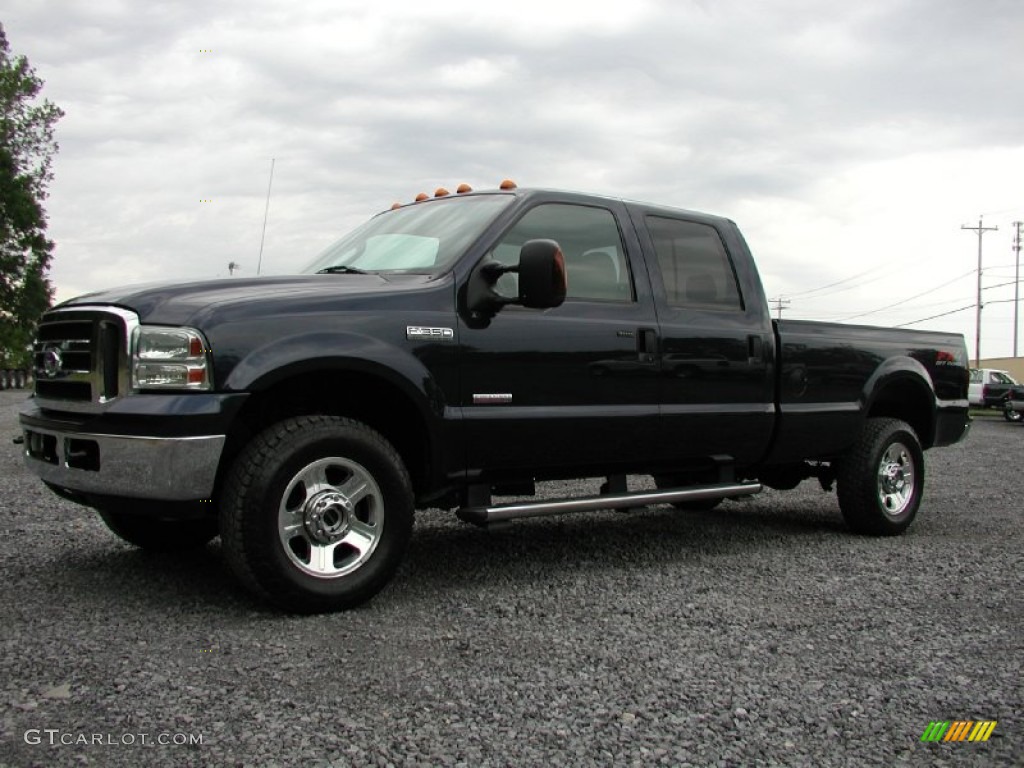 2006 F350 Super Duty Lariat FX4 Crew Cab 4x4 - True Blue Metallic / Medium Flint photo #1