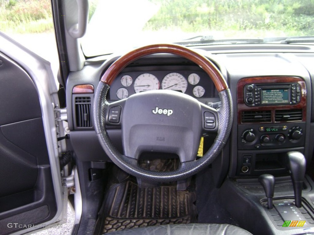 2004 Grand Cherokee Overland 4x4 - Bright Silver Metallic / Dark Slate Gray photo #13