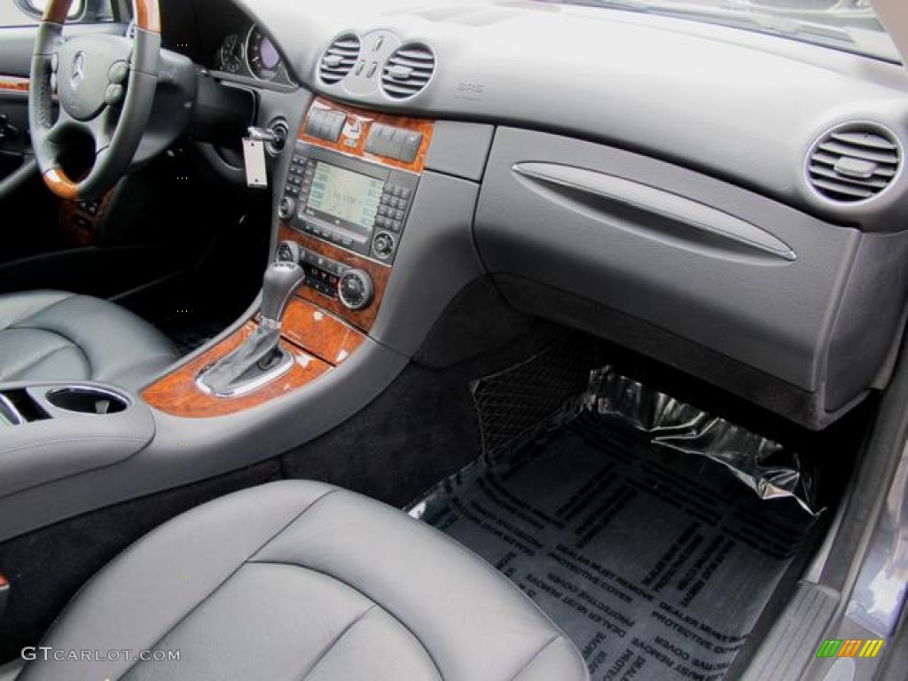 Black Interior 2009 Mercedes-Benz CLK 350 Coupe Photo #70554436