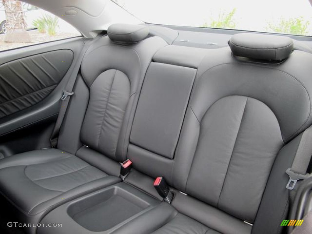 2009 Mercedes-Benz CLK 350 Coupe Rear Seat Photo #70554451