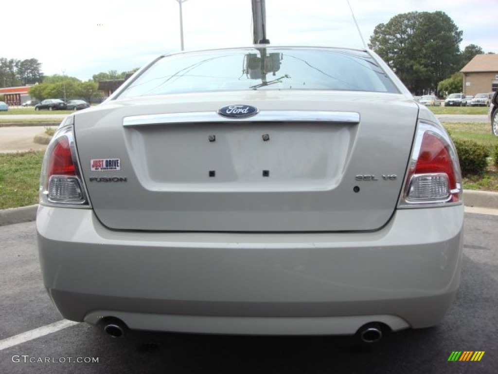 2008 Fusion SEL V6 - Light Sage Metallic / Medium Light Stone photo #4