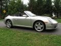 2007 Arctic Silver Metallic Porsche 911 Carrera Cabriolet  photo #8