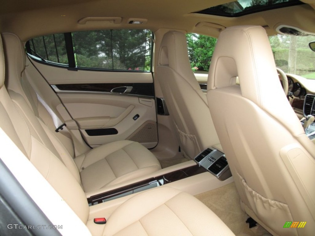 Luxor Beige Interior 2012 Porsche Panamera 4 Photo #70556347