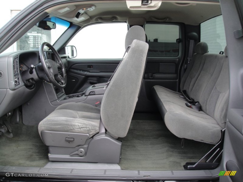 2004 Silverado 1500 Z71 Extended Cab 4x4 - Black / Dark Charcoal photo #13