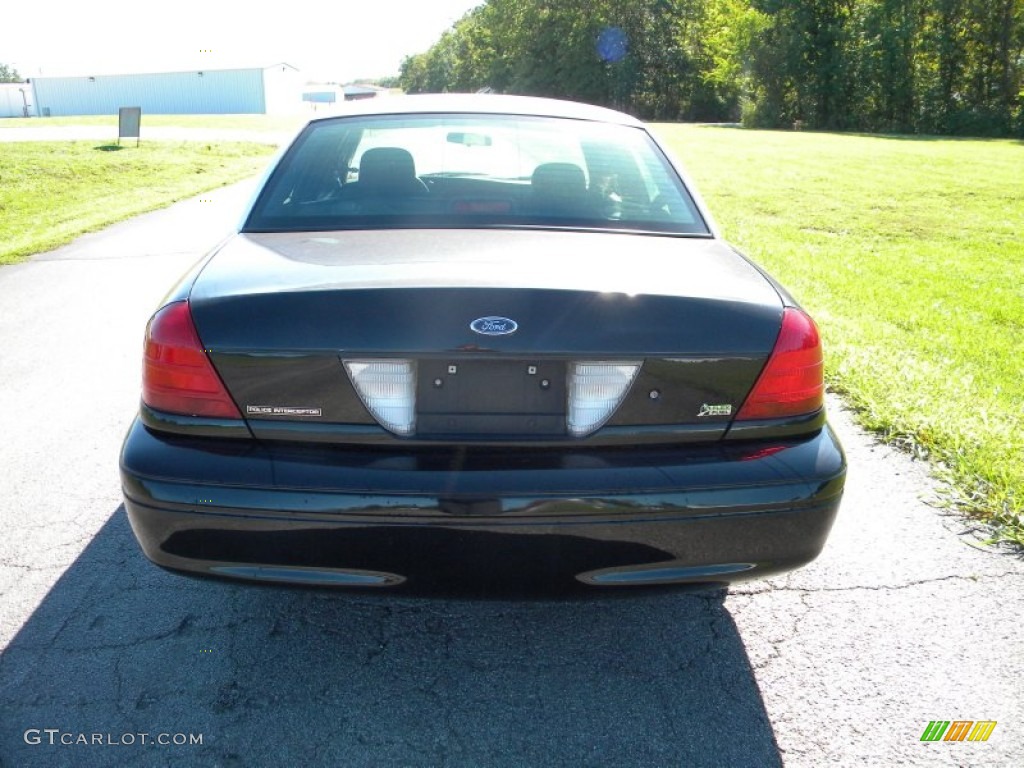 2009 Crown Victoria Police Interceptor - Black/White / Dark Charcoal photo #6