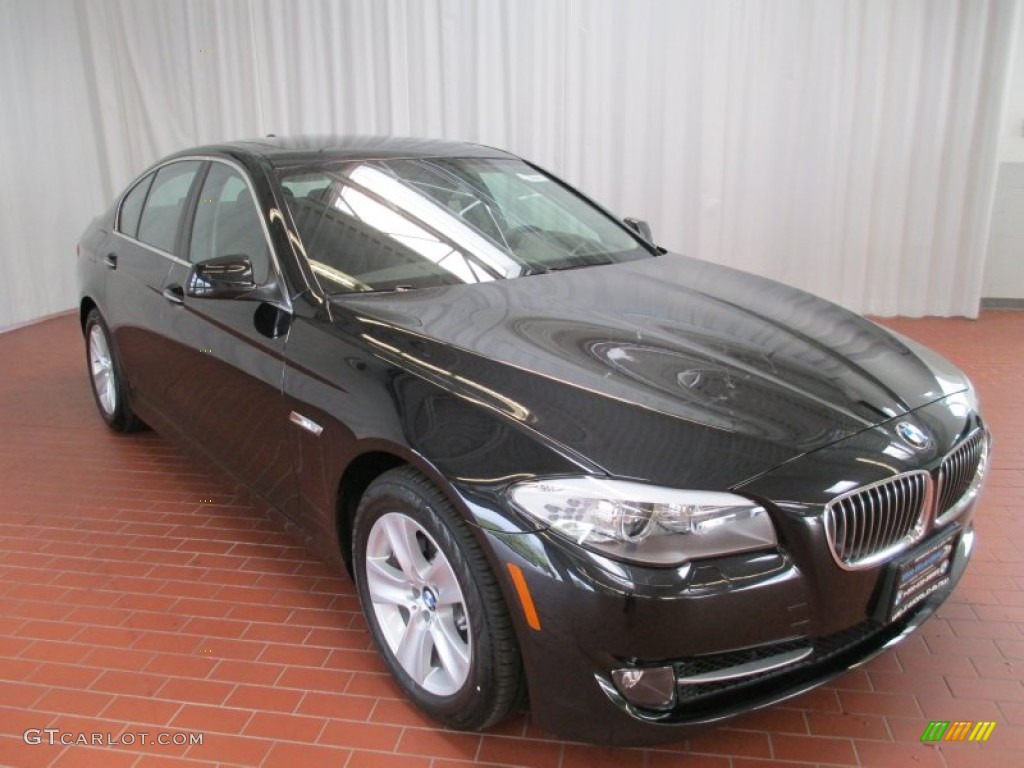 2013 5 Series 528i xDrive Sedan - Jet Black / Black photo #1