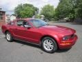 2007 Redfire Metallic Ford Mustang V6 Deluxe Coupe  photo #10