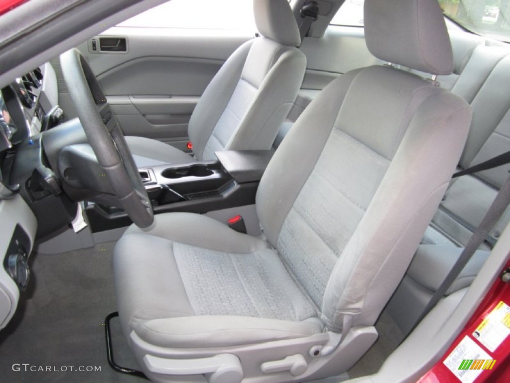 2007 Mustang V6 Deluxe Coupe - Redfire Metallic / Light Graphite photo #13
