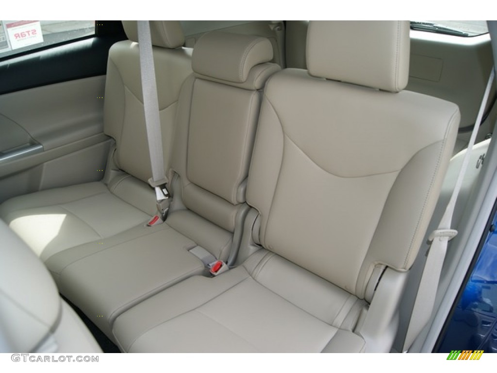 2012 Toyota Prius v Five Hybrid Rear Seat Photos