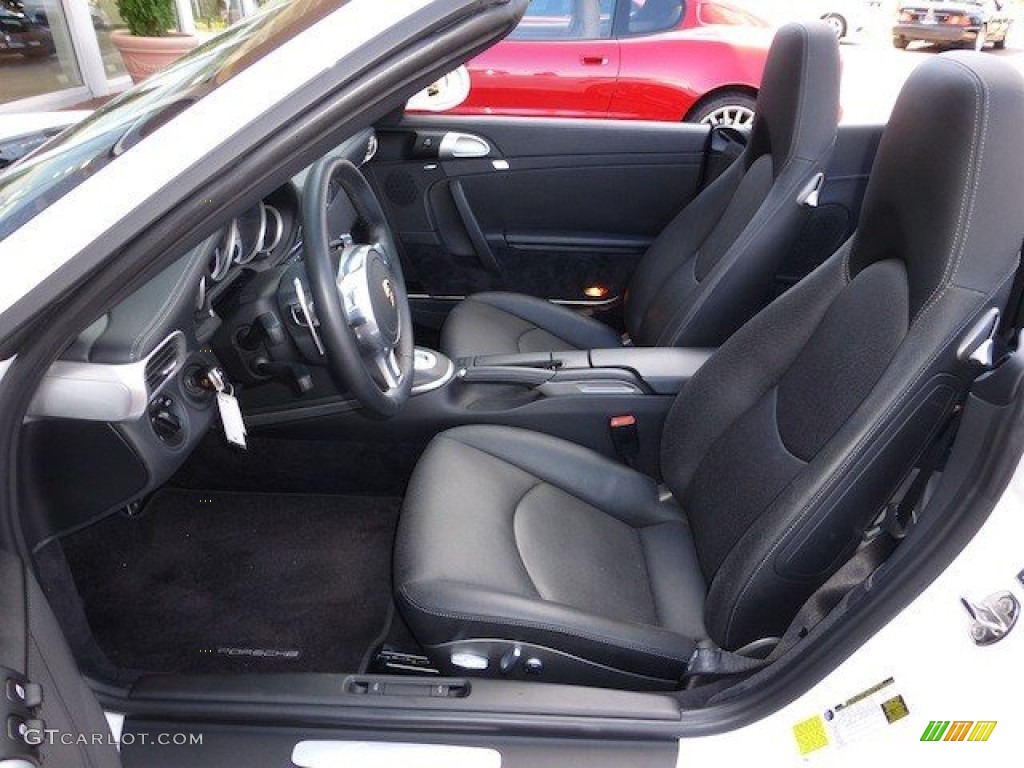 Black Interior 2010 Porsche 911 Turbo Cabriolet Photo #70559560