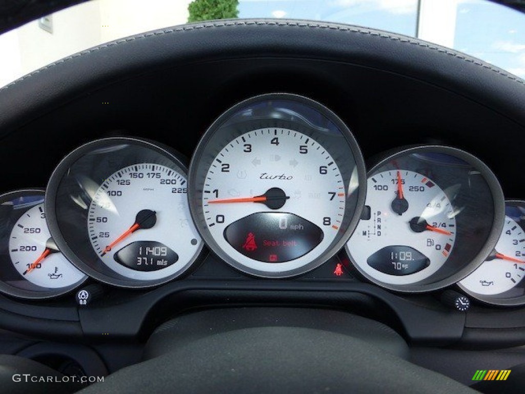 2010 Porsche 911 Turbo Cabriolet Gauges Photo #70559581