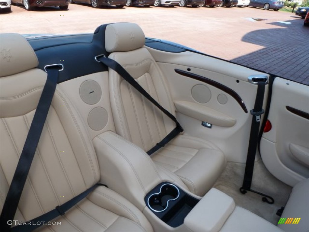 2011 Maserati GranTurismo Convertible GranCabrio Rear Seat Photos