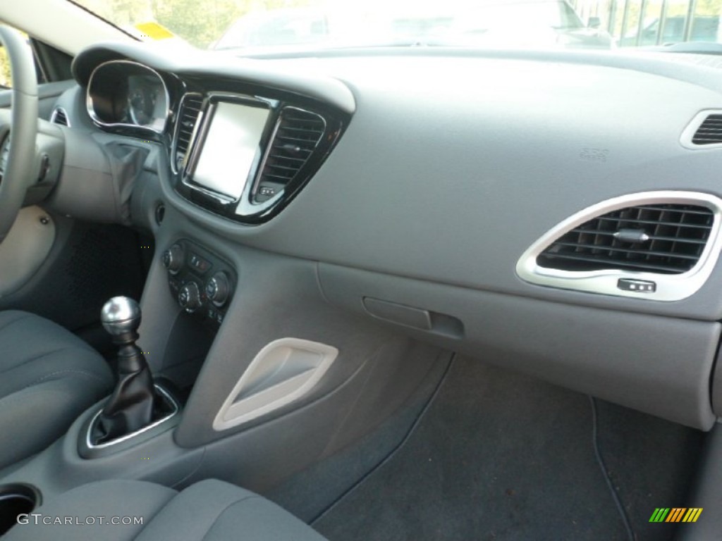 2013 Dodge Dart Rallye Diesel Gray Dashboard Photo #70560991