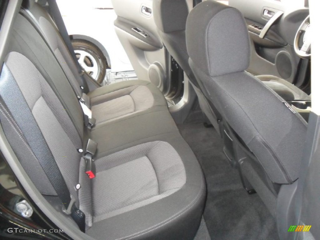 2011 Rogue SV AWD - Wicked Black / Black photo #10