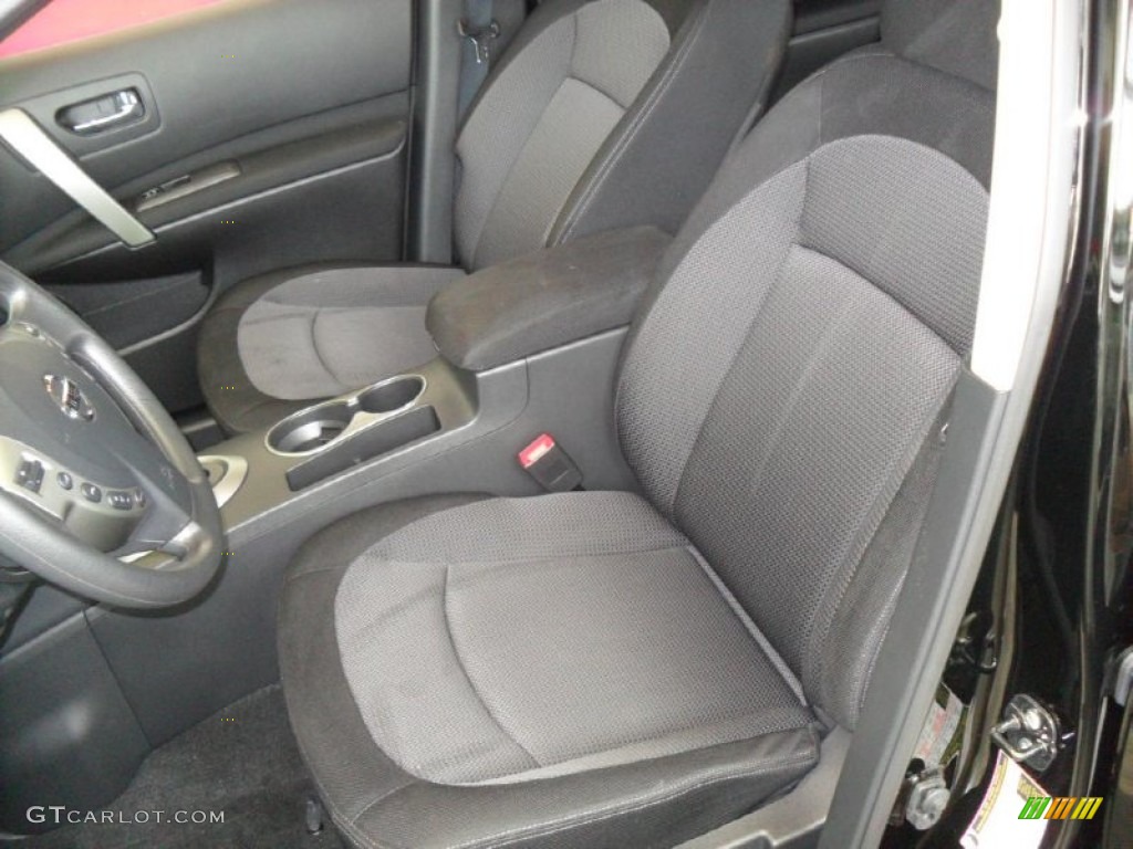 2011 Rogue SV AWD - Wicked Black / Black photo #12