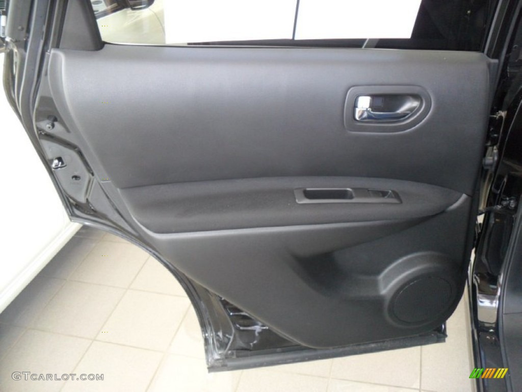 2011 Rogue SV AWD - Wicked Black / Black photo #20