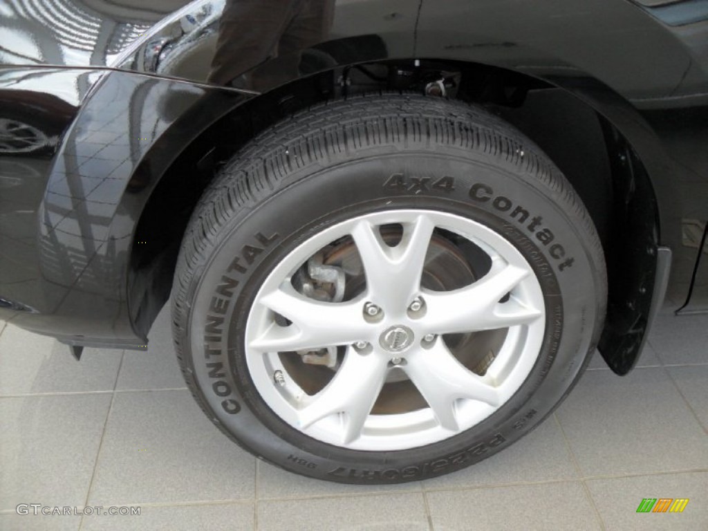 2011 Rogue SV AWD - Wicked Black / Black photo #24