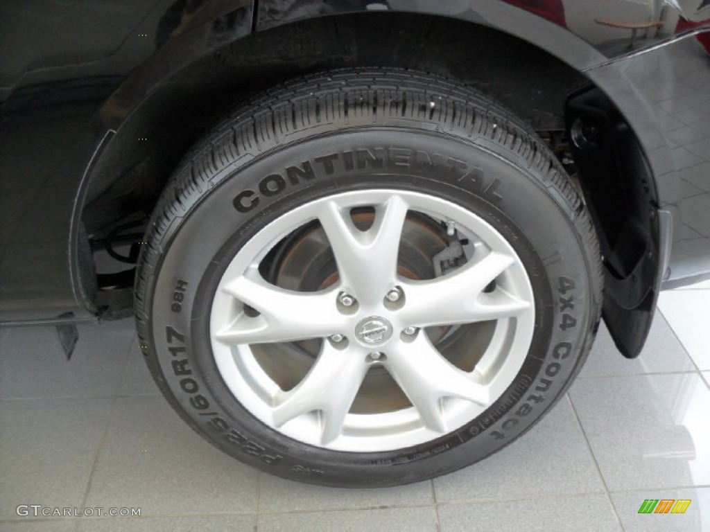 2011 Rogue SV AWD - Wicked Black / Black photo #25