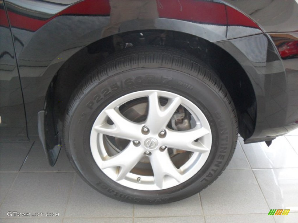 2011 Rogue SV AWD - Wicked Black / Black photo #27