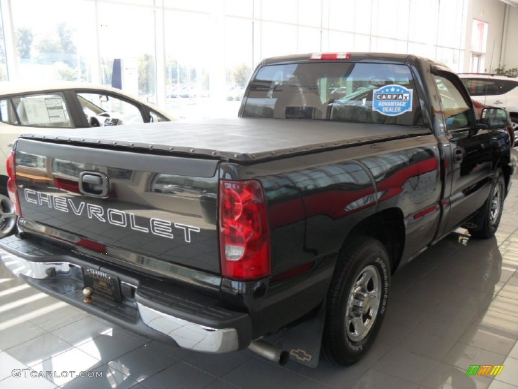 2003 Silverado 1500 Regular Cab - Black / Dark Charcoal photo #2