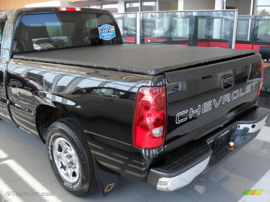 2003 Silverado 1500 Regular Cab - Black / Dark Charcoal photo #6