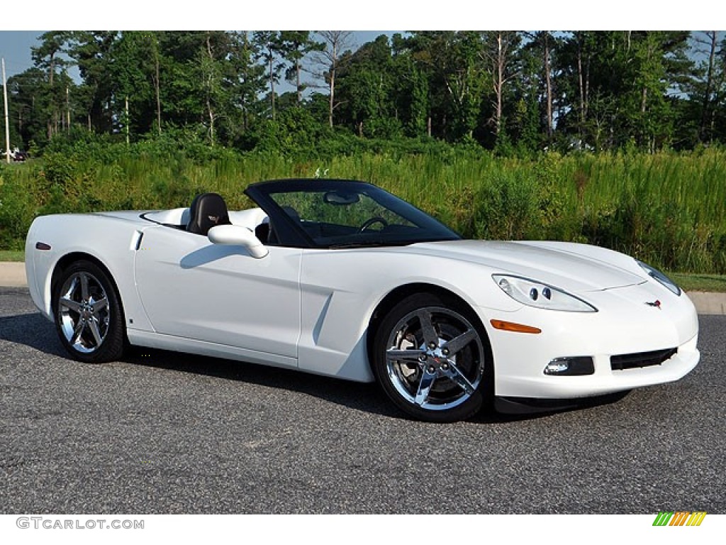 Arctic White 2007 Chevrolet Corvette Convertible Exterior Photo #70562325