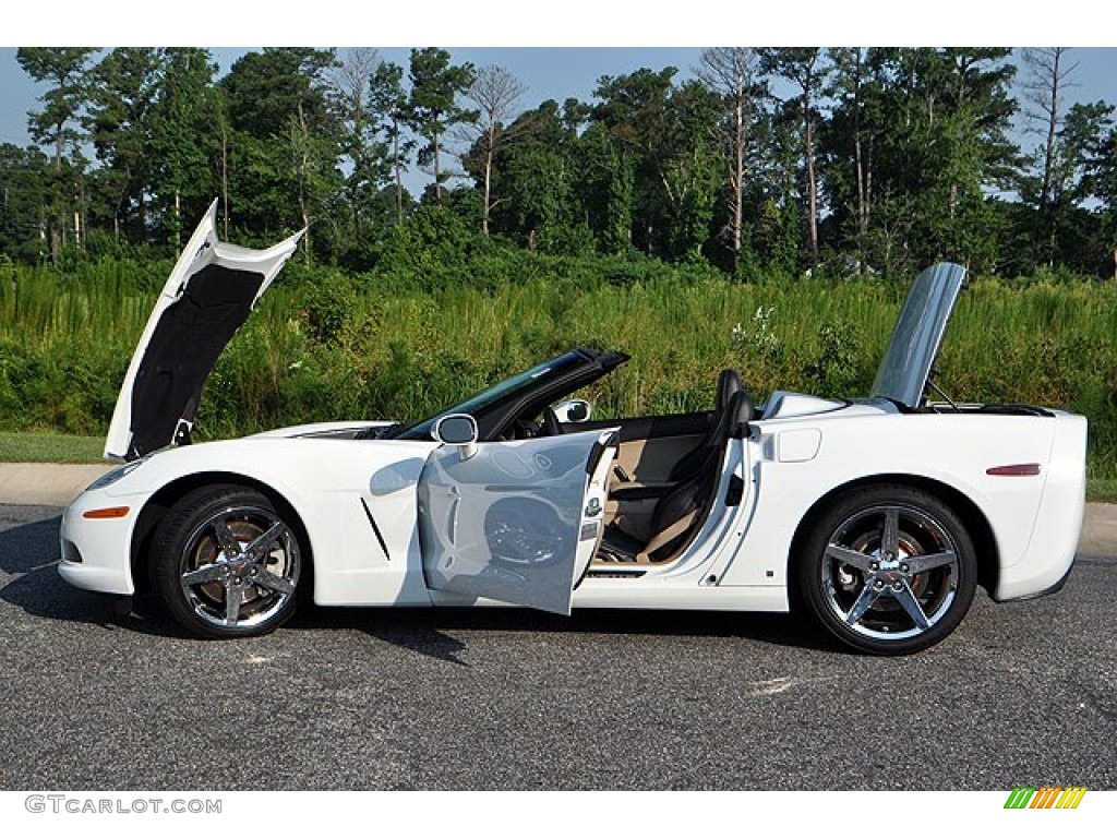 2007 Corvette Convertible - Arctic White / Cashmere photo #12