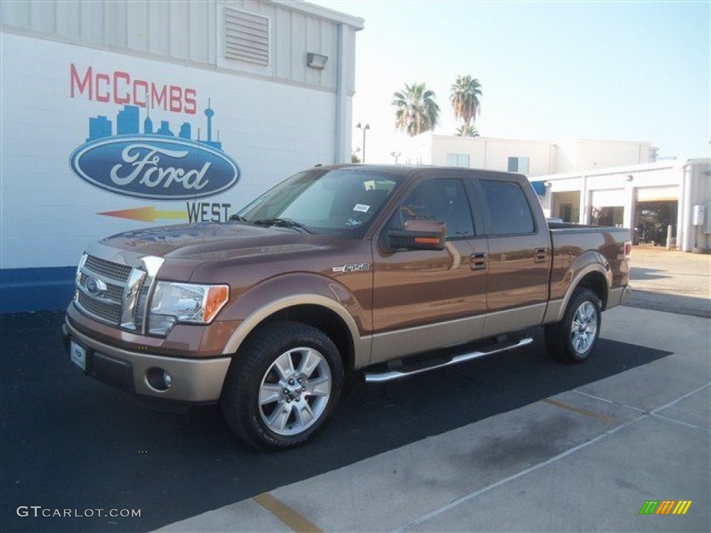 2011 F150 Lariat SuperCrew - Golden Bronze Metallic / Pale Adobe photo #1