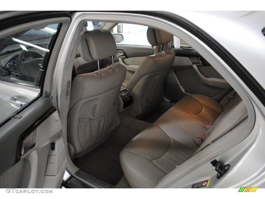 2004 S 55 AMG Sedan - Brilliant Silver Metallic / Ash photo #5