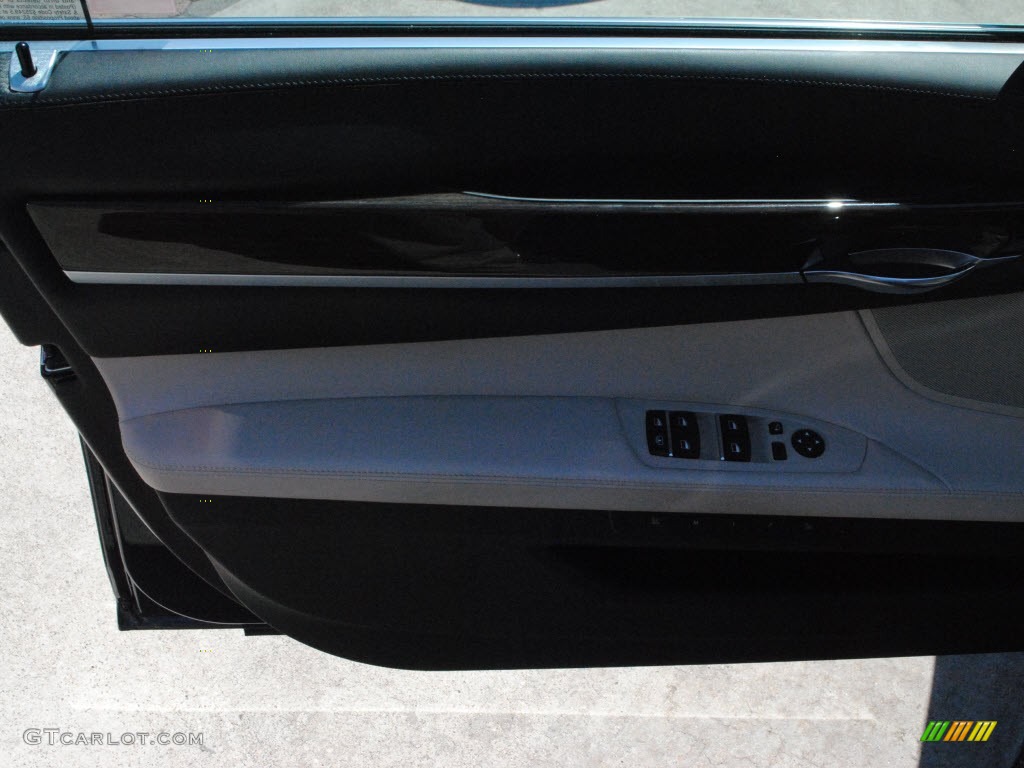 2009 7 Series 750Li Sedan - Imperial Blue Metallic / Oyster/Black Nappa Leather photo #17