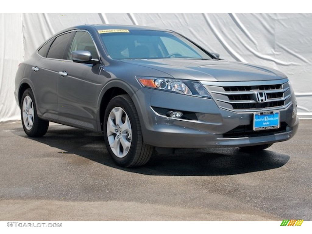 2012 Accord Crosstour EX-L - Polished Metal Metallic / Black photo #1