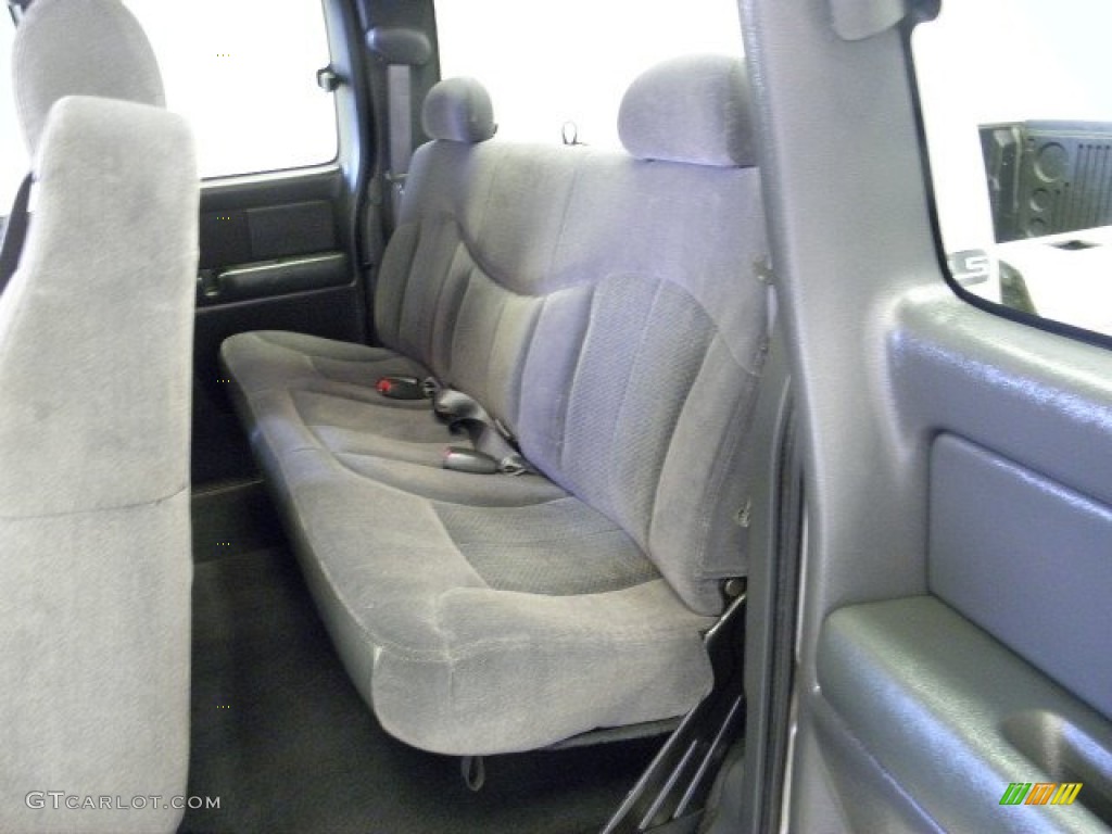2002 Silverado 1500 Extended Cab 4x4 - Light Pewter Metallic / Graphite Gray photo #17