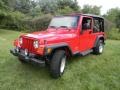 2006 Flame Red Jeep Wrangler Unlimited 4x4  photo #1