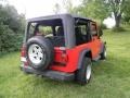 2006 Flame Red Jeep Wrangler Unlimited 4x4  photo #7
