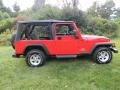 2006 Flame Red Jeep Wrangler Unlimited 4x4  photo #9