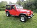 2006 Flame Red Jeep Wrangler Unlimited 4x4  photo #10