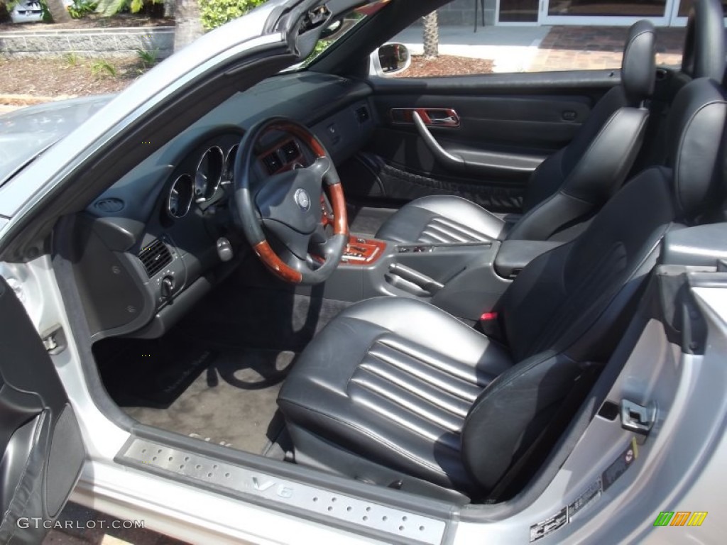 Charcoal Interior 2004 Mercedes-Benz SLK 320 Roadster Photo #70571502