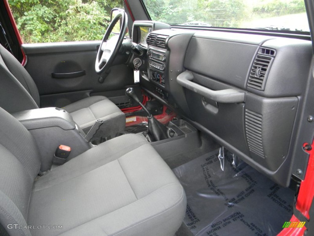 Dark Slate Gray Interior 2006 Jeep Wrangler Unlimited 4x4 Photo #70571574