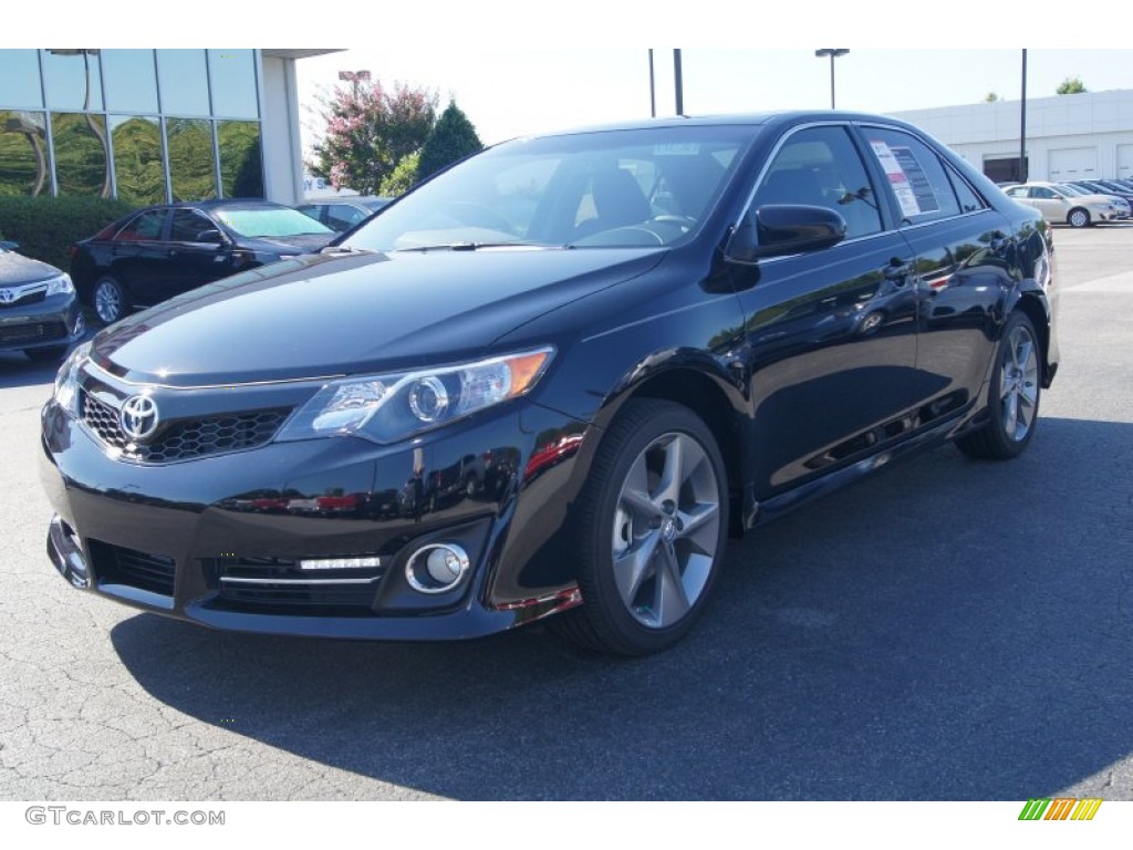 2012 Camry SE - Attitude Black Metallic / Black photo #1