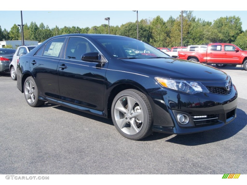 2012 Camry SE - Attitude Black Metallic / Black photo #7