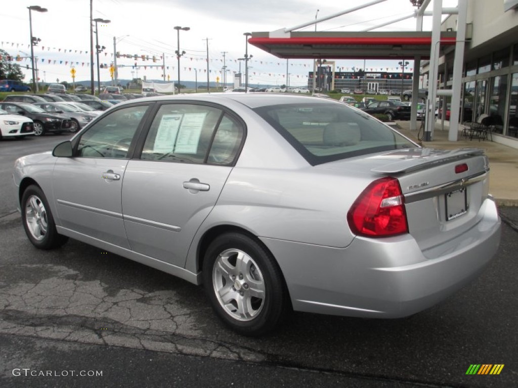 2005 Malibu LT V6 Sedan - Galaxy Silver Metallic / Gray photo #3