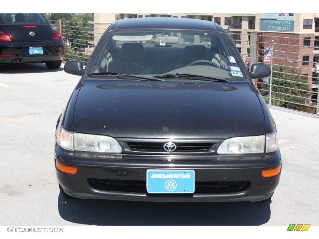 1997 Corolla  - Satin Black Metallic / Gray photo #2