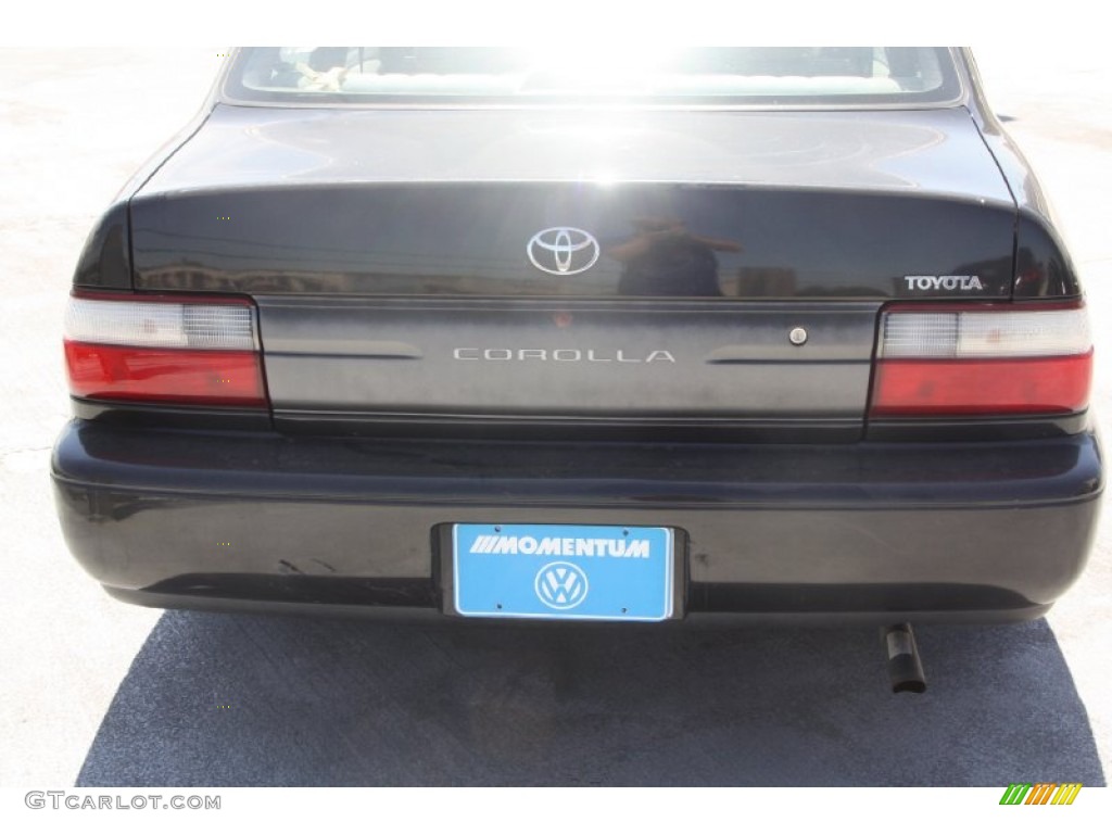 1997 Corolla  - Satin Black Metallic / Gray photo #4
