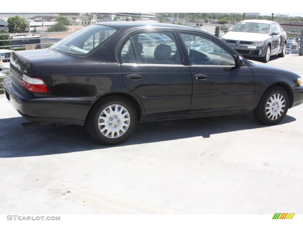 1997 Corolla  - Satin Black Metallic / Gray photo #6