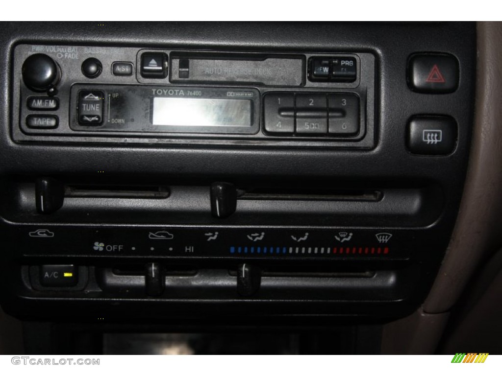 1997 Corolla  - Satin Black Metallic / Gray photo #10