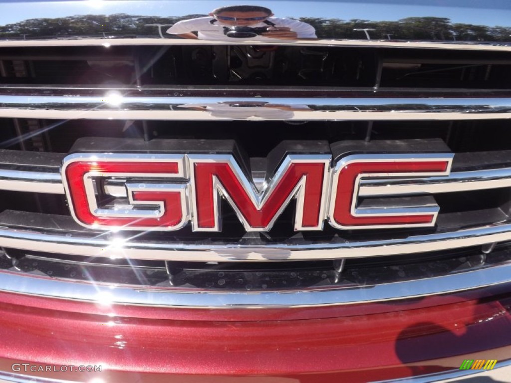 2013 Sierra 1500 SLE Crew Cab 4x4 - Sonoma Red Metallic / Ebony photo #22