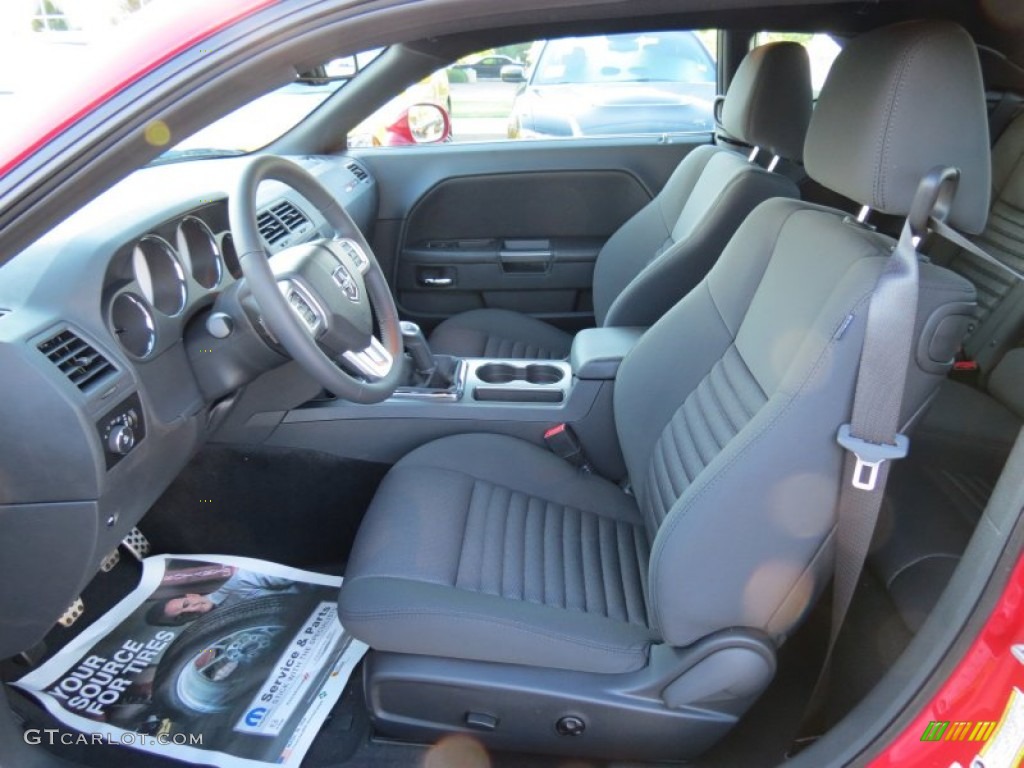 Dark Slate Gray Interior 2013 Dodge Challenger R/T Photo #70575453